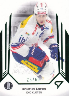 24-25 NLA PlayOffs - Pontus ABERG no. 86 Green x/60