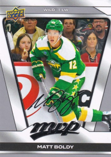 25-26 MVP - Matt BOLDY č. 24 Silver Script