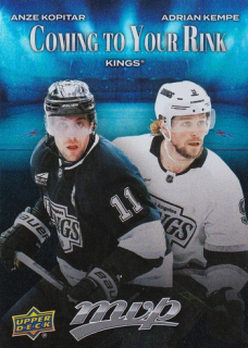 25-26 MVP - Anze KOPITAR & Adrian KEMPE č. CR-13 Coming to Your Rink