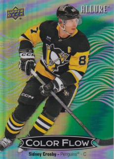 24-25 Allure - Sidney CROSBY č. CFL-54 Color Flow Yellow-Green