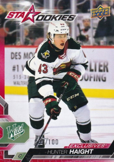 24-25 AHL - Hunter HAIGHT č. 102 Star Rookies Exclusives 031/100