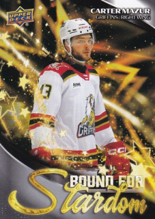 24-25 AHL - Carter MAZUR č. BFS-12 Bound for Stardom