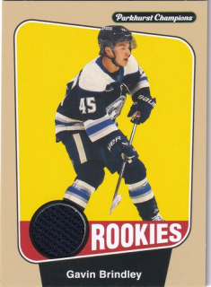 24-25 Parkhurst Champions - Gavin BRINDLEY č. 278 Jersey Rookies