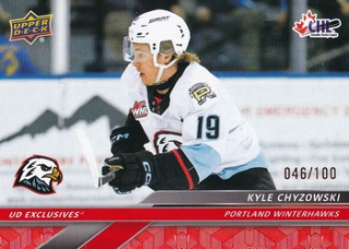 24-25 CHL - Kyle CHYZOWSKI č. 71 UD EXCLUSIVES 046/100