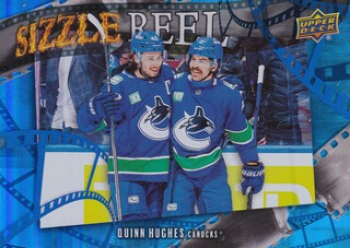 25-26 UD S1 - Quinn HUGHES č. SR-9 Sizzle Reel