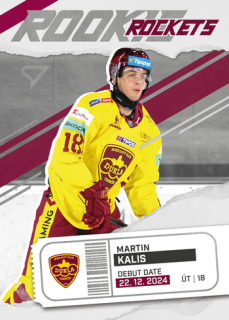 25-26 TIPSPORT LIGA - Martin KALIS č. RR-06 Rookie Rockets