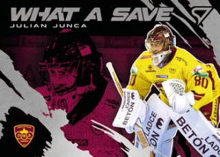 25-26 TIPSPORT LIGA - Julian JUNCA č. WS-13 What a Save